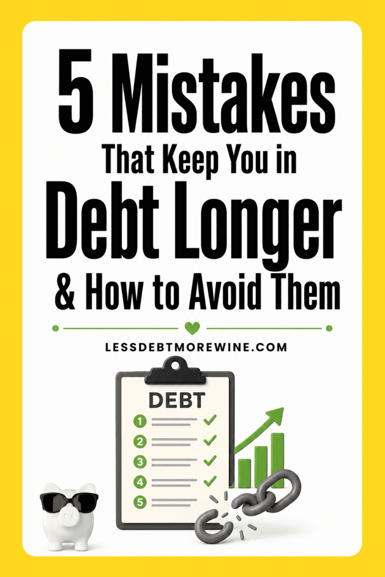 5 Errors That Hold You in Debt Longer—and Tips on how to Keep away from Them –