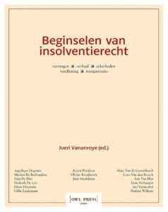 Beginselen van Insolventierecht (Owl, 568 p.) – Company Finance Lab