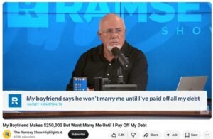 Dave Ramsey Advised a Nurse With K in Debt to Dump Her Boyfriend Dave Ramsey Advised a Nurse With K in Debt to Dump Her Boyfriend
